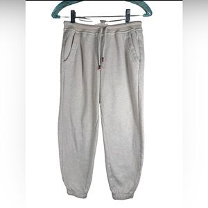 Marine Layer Joggers Womens XS Ivory Vivien Sweatpant Stretch Pockets Lounge